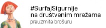 #SurfajSigurnije na društvenim mrežama - preuzmite brošuru